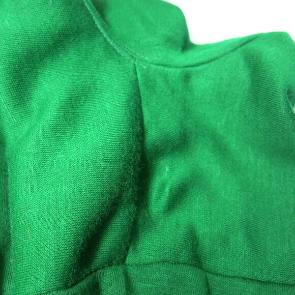 VINTAGE 1970's SEARS Perma Prest Zip Hoodie Size S Sweatshirt Green Casual - Picture 8 of 8
